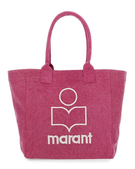 Borsa Tote "Yenky" Small-Donna di Isabel Marant in Pink