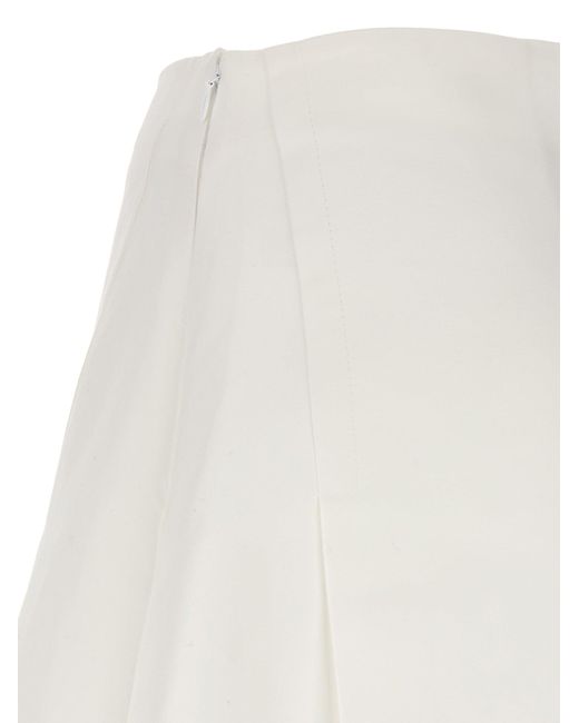 Marni White A-line Skirt Skirts