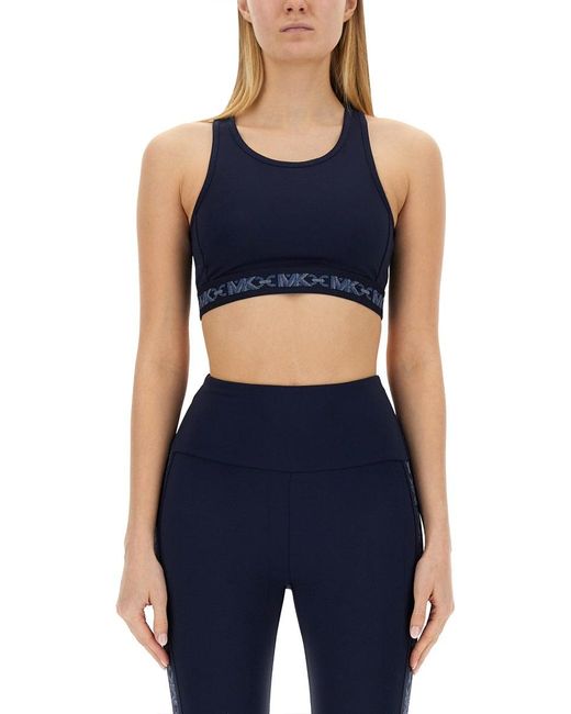MICHAEL Michael Kors Blue Tops With Logo