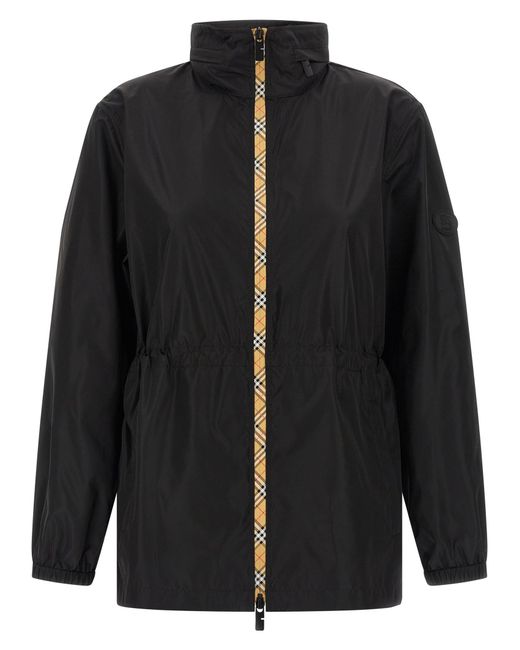 Blackpool Puffer Jackets Nero-Donna di Burberry
