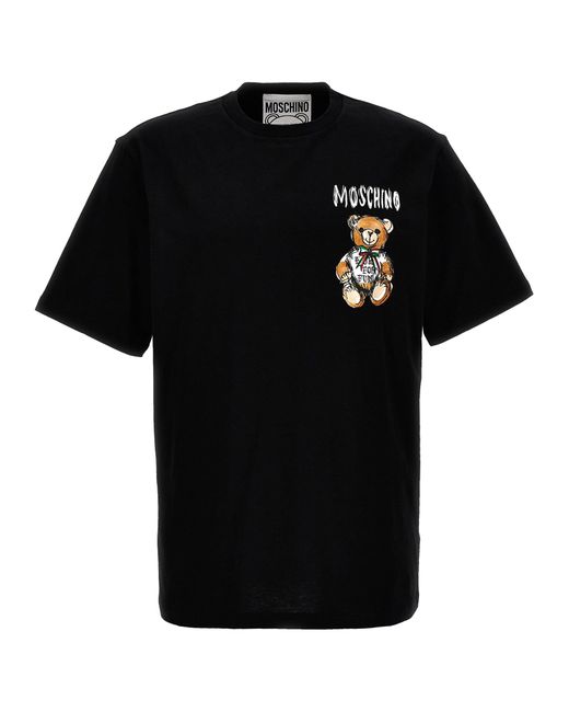 Moschino Black Archive Teddy T-shirt for men
