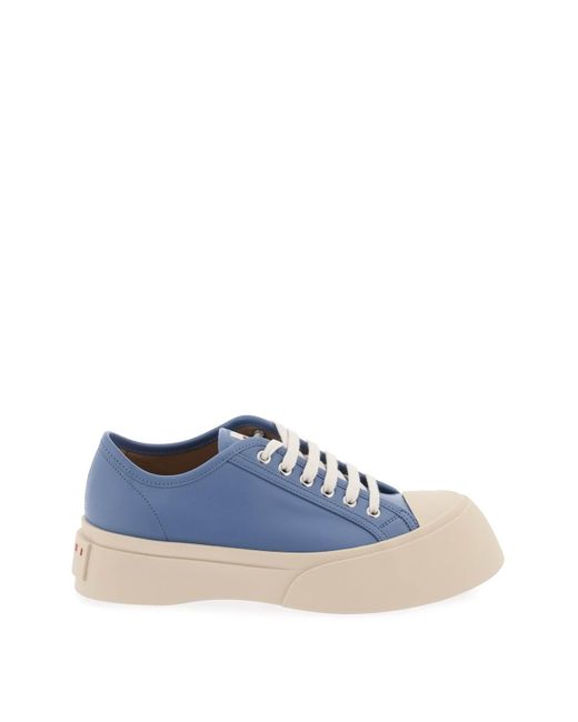 Marni Blue Leather Pablo Sneakers
