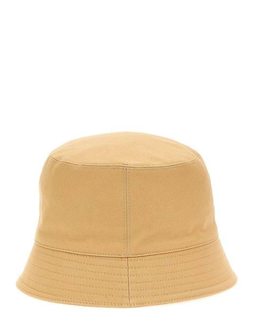 Logo Embroidery Bucket Hat Cappelli Beige di Marni in Natural da Uomo