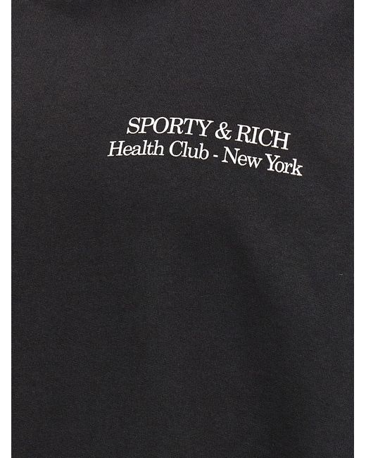 Sporty & Rich Gray Drink More Water Sweatshirt