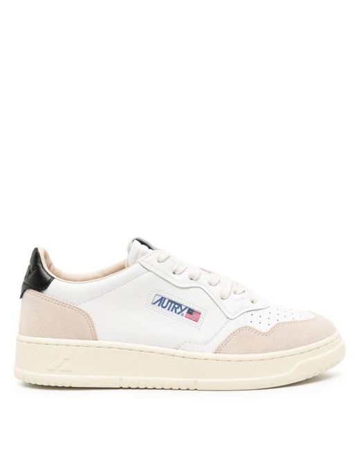 Autry White Sneakers With Application for men