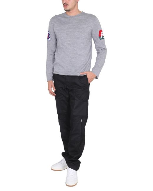 Wool Jersey.-Uomo di Comme Des Garcon Shirt in Gray da Uomo