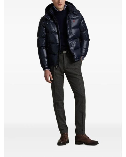 Ralph Lauren Blue Insulated-Bomber for men