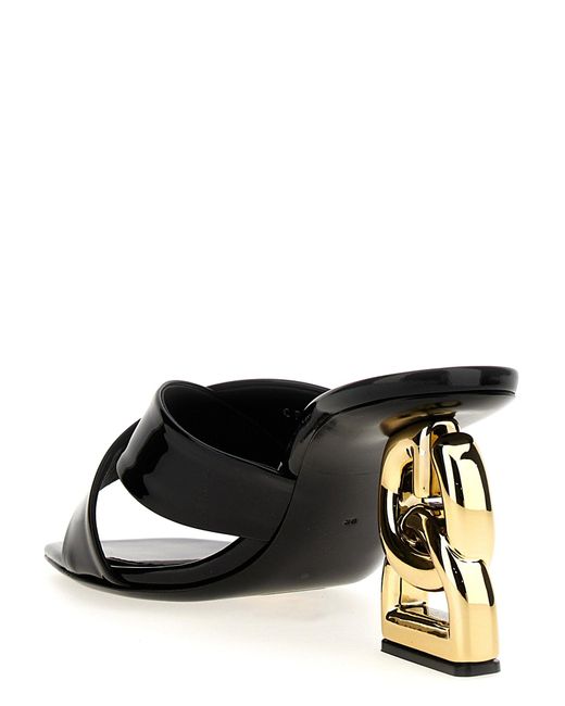 Heeled mules di Dolce & Gabbana in Black