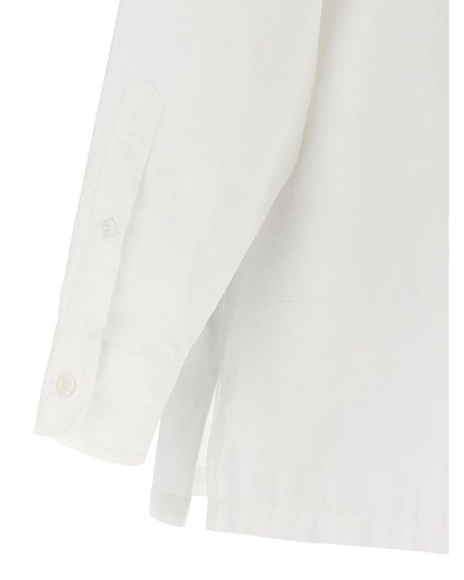 KENZO White Embroidered Logo Shirt Shirt, Blouse