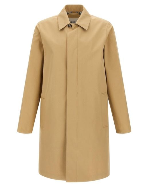 Burberry Natural York Car Coat for men
