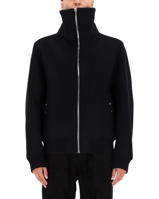 Blixa Dracucollar Zip-Up Wool Jacket