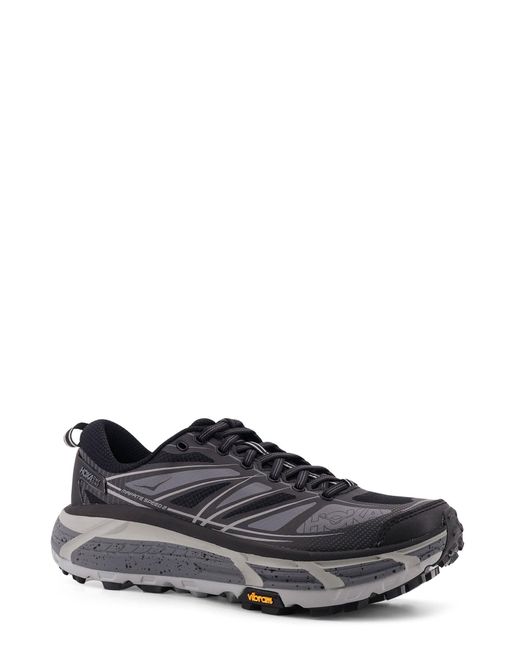 Hoka One One Black U Mafate Speed 2 Mesh And Rubber Sneakers for men