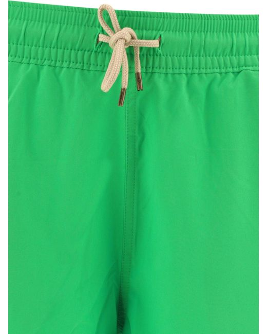 "Pony" Shorts di Polo Ralph Lauren in Green da Uomo