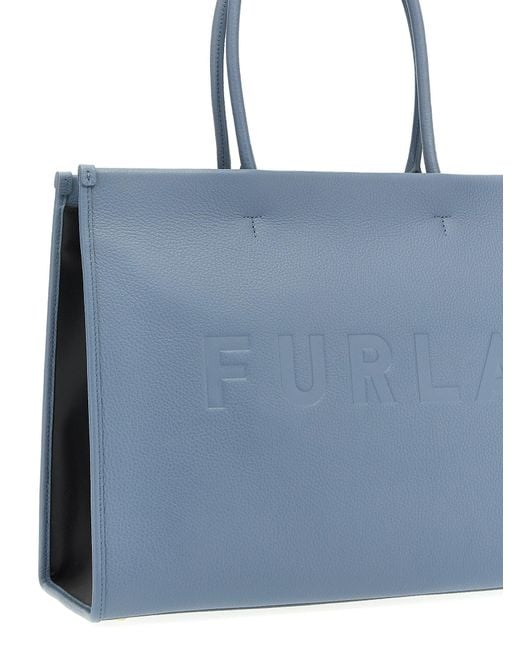 Furla Blue Opportunity L Hand Bags