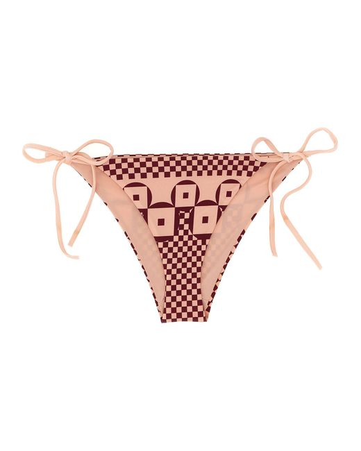 Micro Patchwork Bikini Briefs Beachwear Rosa-Donna di Fendi in Pink