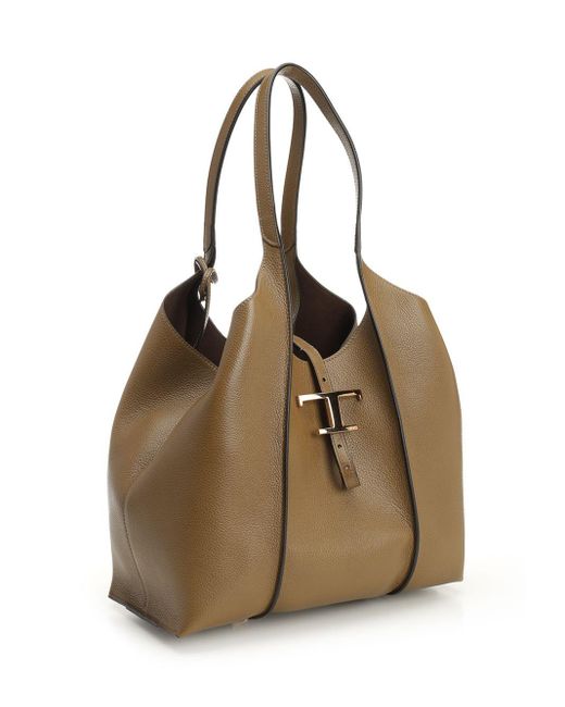 Tod's Natural T Timeless Shoulder Bags