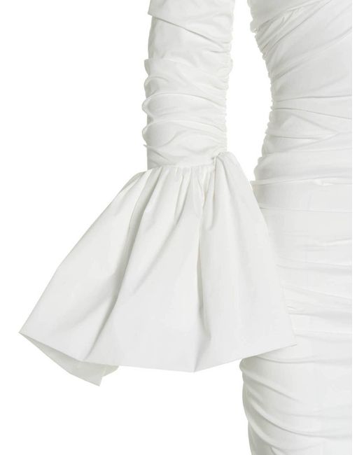 Philosophy White Draped Dress Dresses