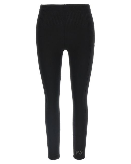 Y-3 Black 'Y-3 Running' Leggings