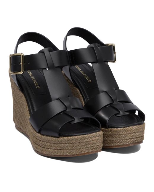 Paloma Barceló Black Sandals