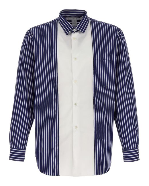Comme des Garçons Blue Striped Shirt Shirt, Blouse for men