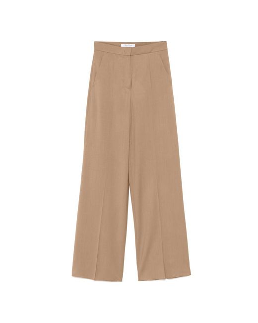 Pantaloni Lana-Donna di Max Mara in Natural