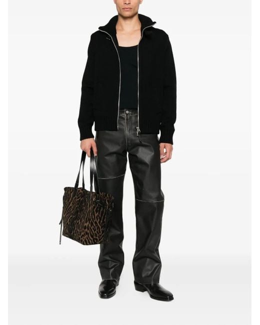 Tom Ford Black Zip-Up Jacket for men