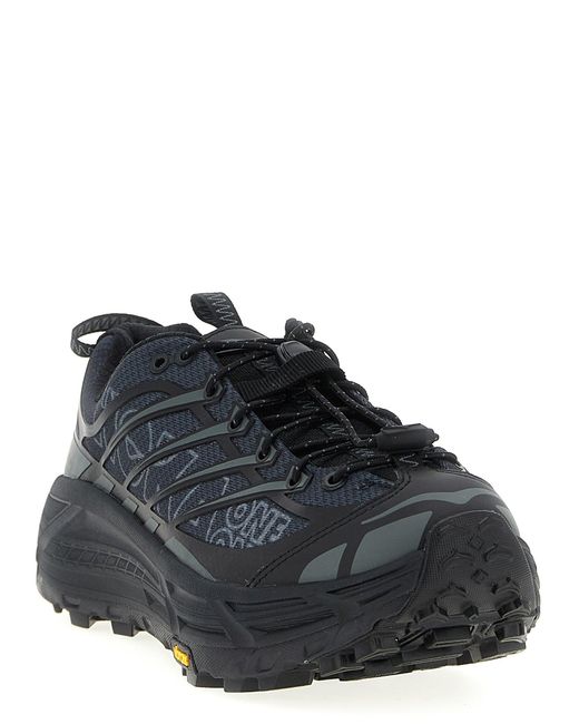 Hoka One One Black 'mafate Three2 Wordmark' Sneakers