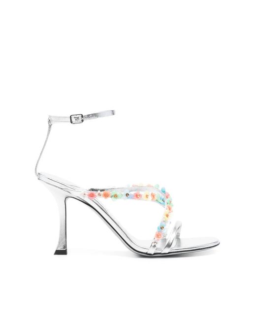 Jimmy Choo White Leather Shoes