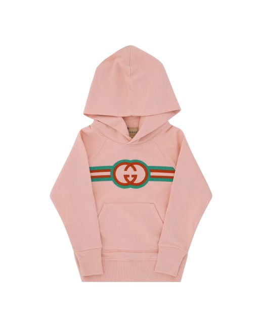Gucci Pink Hoodie For Boy