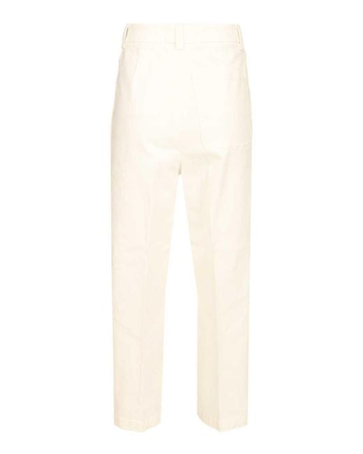 Barena Roxanne Traverso Trousers White