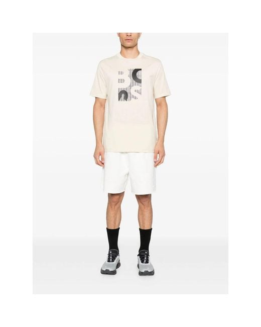 Boss Natural Cotton T Shirts for men