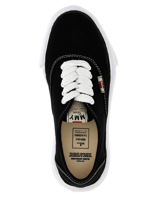 Baker Sneakers Bianco/Nero di Maison Mihara Yasuhiro in Black