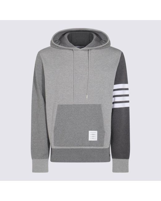 Thom Browne Gray Sweaters Tonal for men
