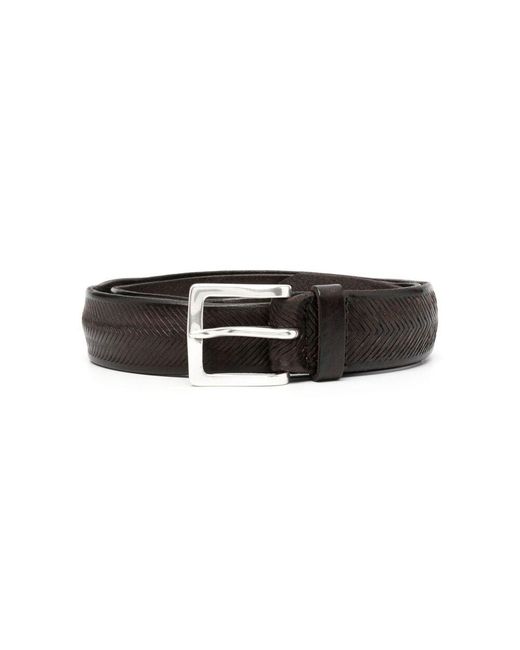 Cinture Pelle-Uomo di Orciani in Black da Uomo