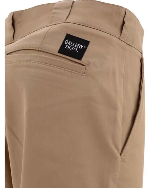 GALLERY DEPT. Natural Flared Chino Trousers for men