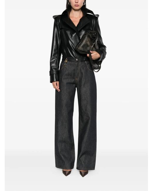 Stella McCartney Gray Jeans With Key Details Finished