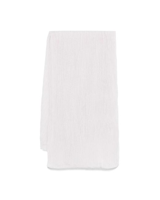 Sciarpe E Guanti Poliestere-Donna di Fabiana Filippi in White