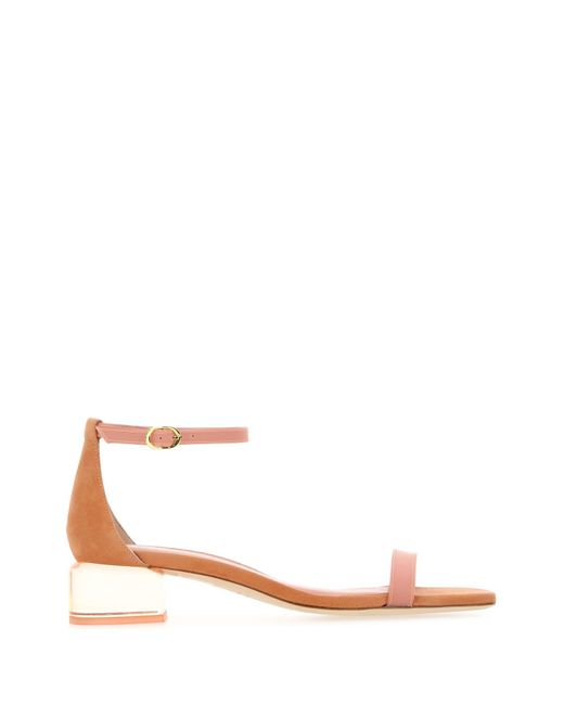 Stuart Weitzman White Sandals