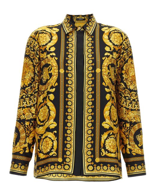 Barocco Camicie Multicolor di Versace in Yellow