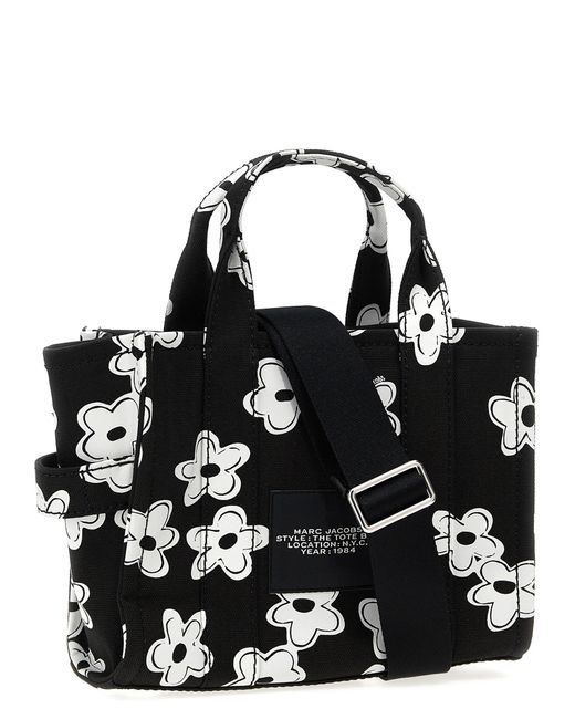 The Daisy Canvas Small Tote Borse A Mano Bianco/Nero-Donna di Marc Jacobs in Black