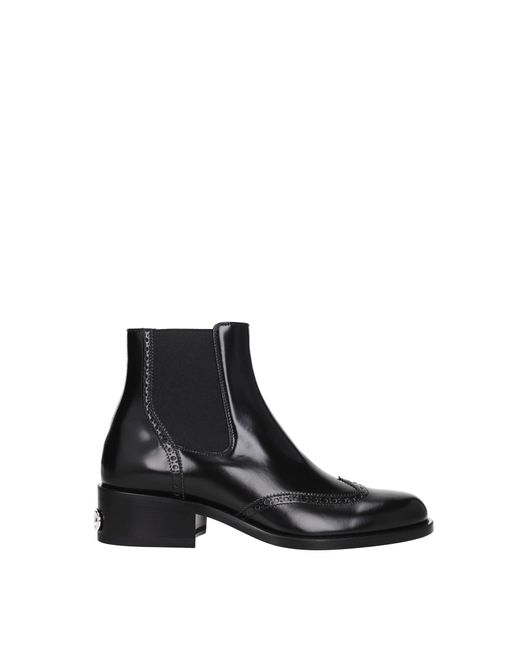 Fendi Black Ankle Boot Leather for men