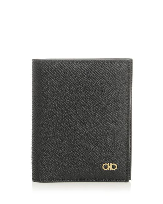 Ferragamo Gray Bifold Card Holder for men