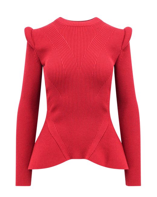 Alexander McQueen Red Sweater