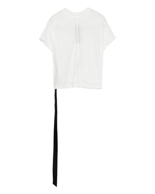 Rick Owens White Asymmetrical Top