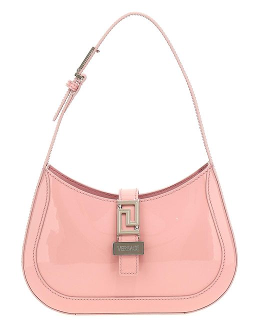 Versace Pink 'Greca Goddess' Small Shoulder Bag