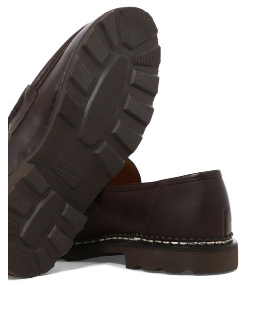 Paraboot Brown "reims" Loafers for men