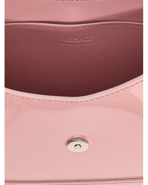 Versace Pink 'Greca Goddess' Small Shoulder Bag