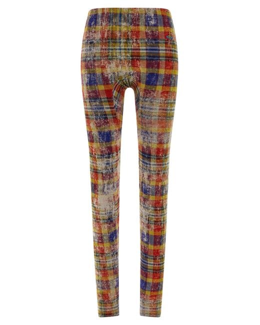 Vivienne Westwood Multicolor Tartan Leggings