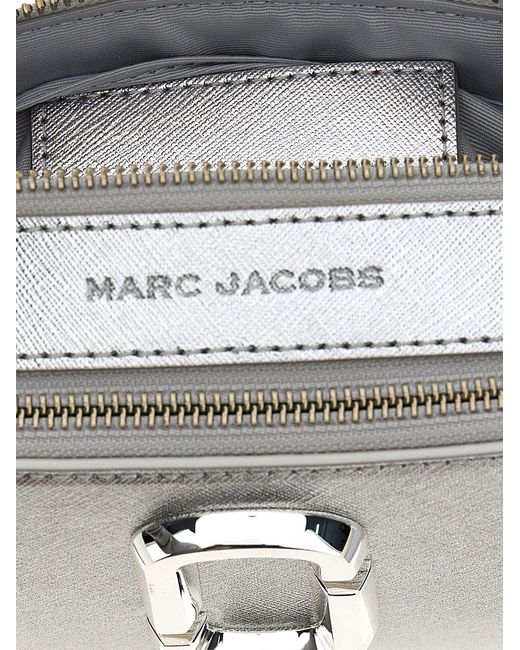 Marc Jacobs Gray 'The Metallic Snapshot' Crossbody Bag