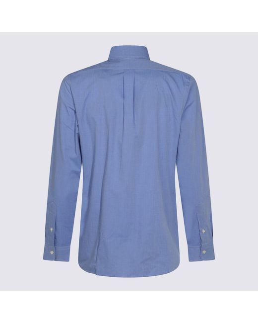 Shirts 2865 End On End-Uomo di Polo Ralph Lauren in Blue da Uomo